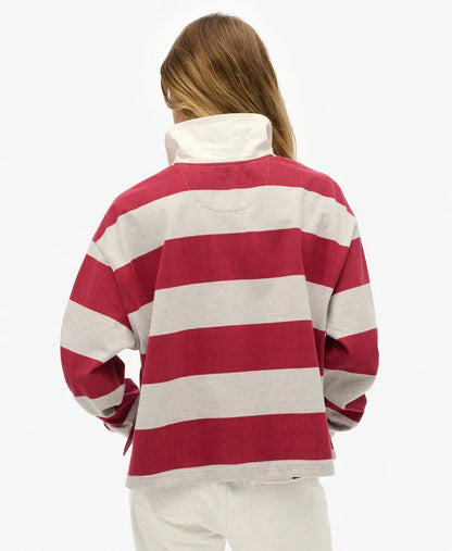 Bordeaux Red Stripe