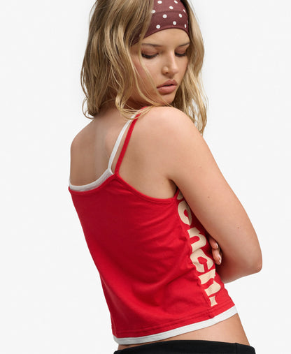 Scarlet/ White