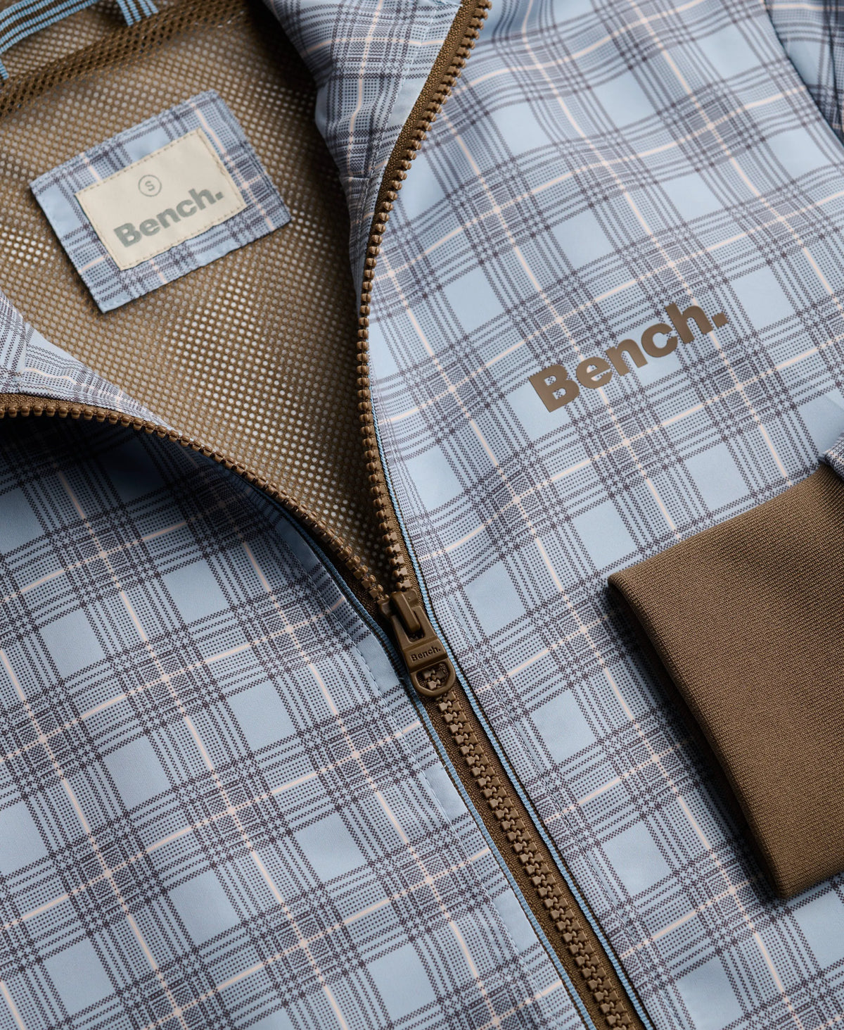 Blue Moody Check/ Choc Chip