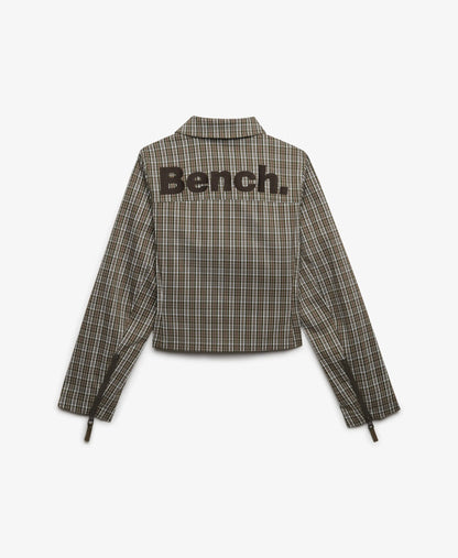 Olive Moody Check/ Black Olive
