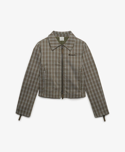 Olive Moody Check/ Black Olive