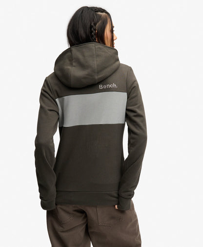 Bench Contrast Double Zip Hoodie