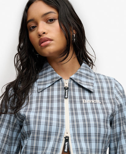 Blue Moody Check/ Moonbeam