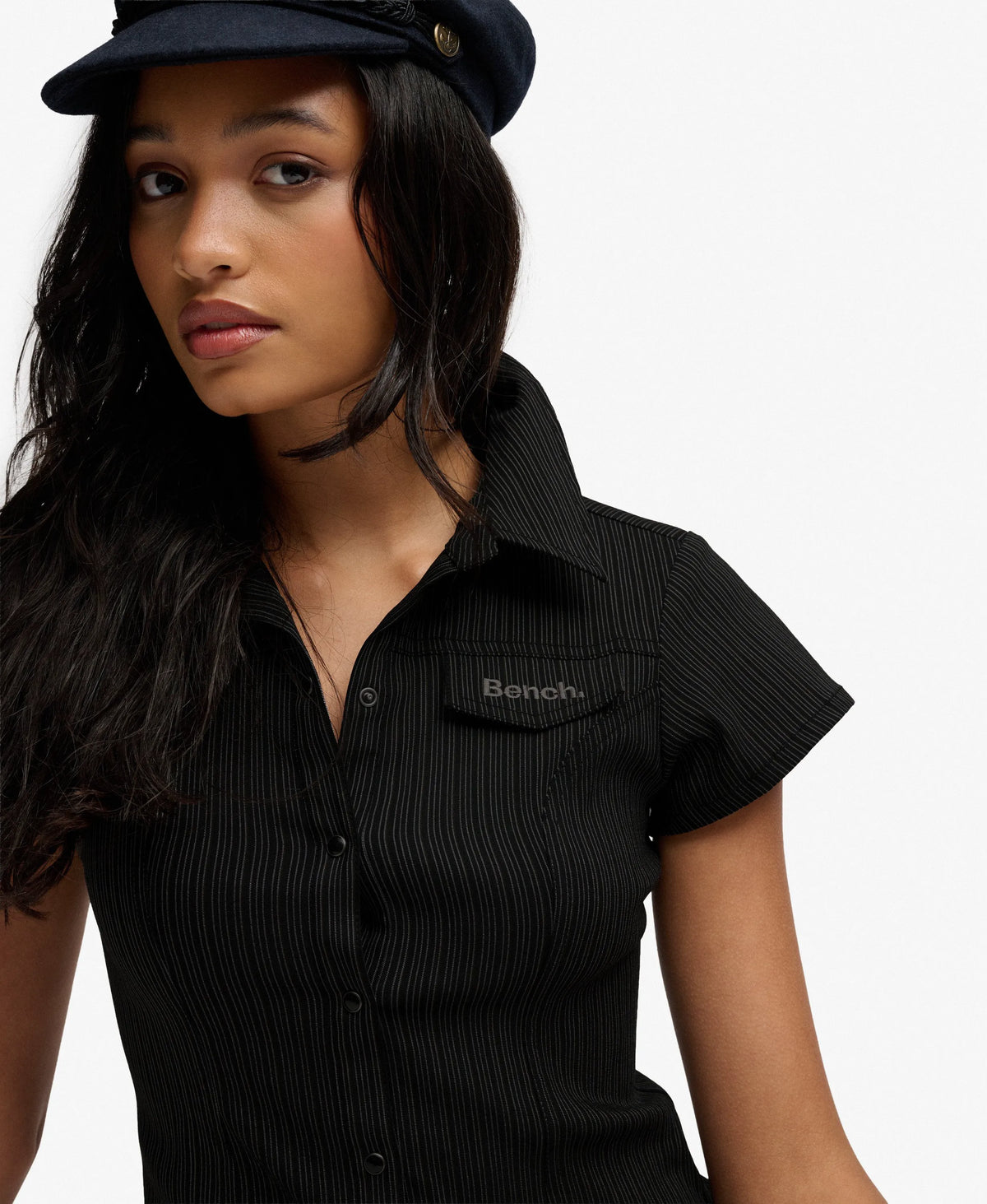 Charcoal Stripe/ Moonmist