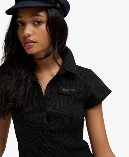 Charcoal Stripe/ Moonmist