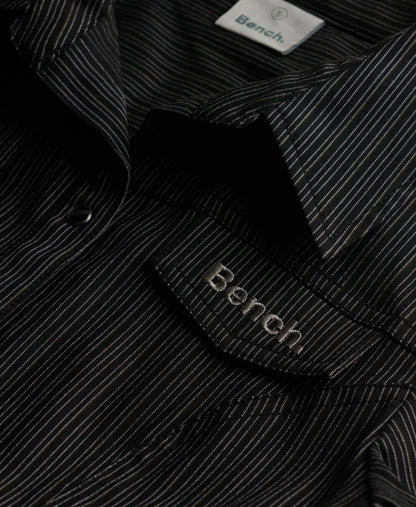 Charcoal Stripe/ Moonmist