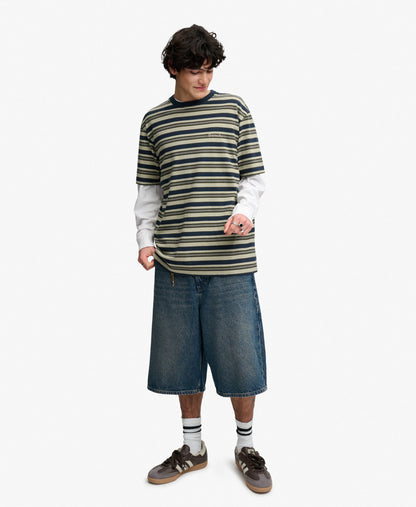Olive Green Stripe