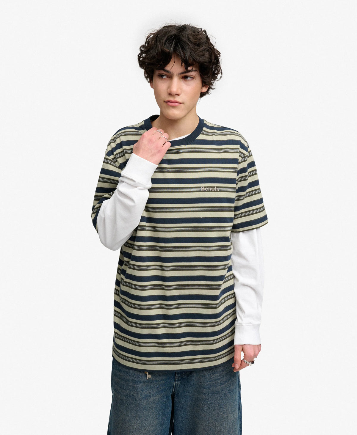 Olive Green Stripe