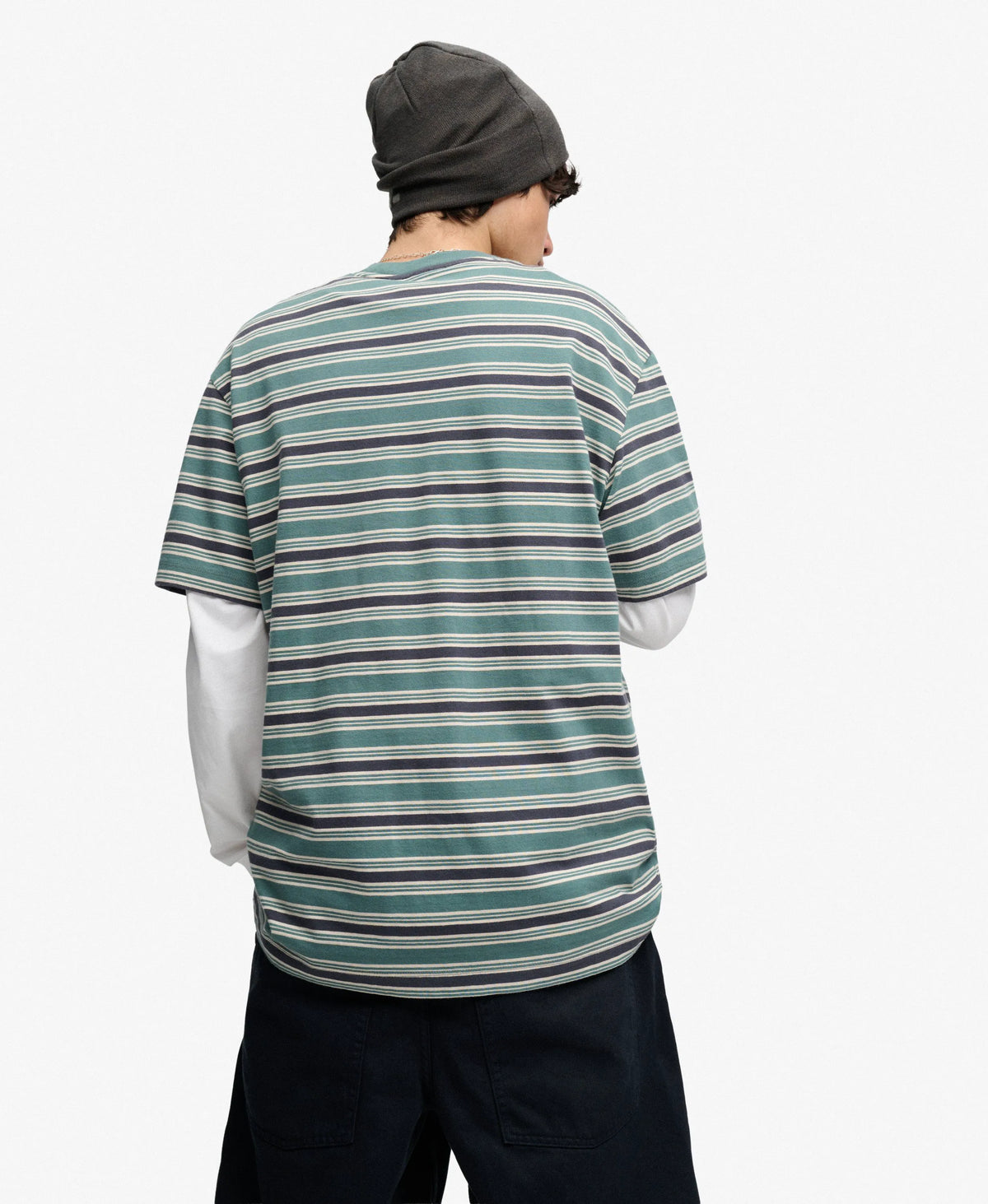 Blue Grey Stripe