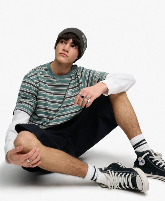 Blue Grey Stripe