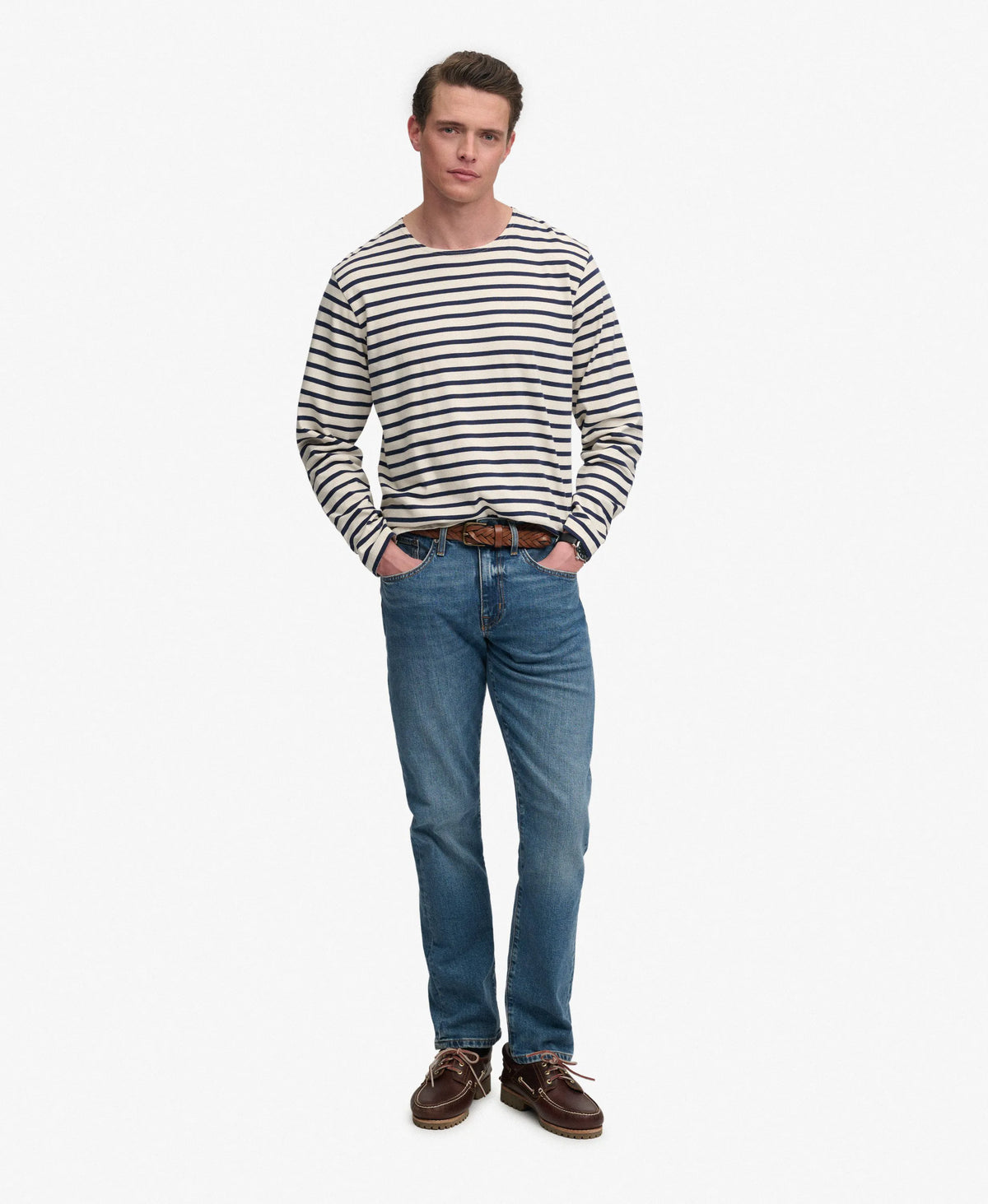 The Merchant Store - Stripe Long Sleeve Top