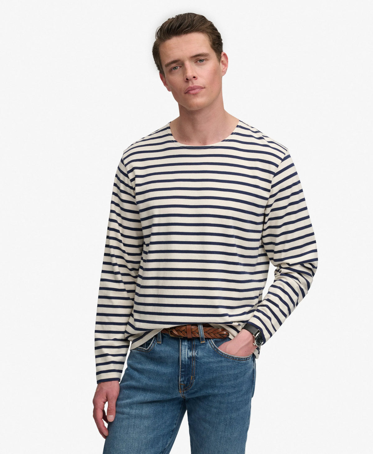 The Merchant Store - Stripe Long Sleeve Top