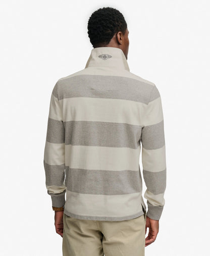 Hamptons Grey Marl Stripe