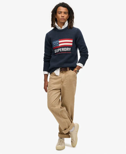 Vintage Athletic Knit Jumper
