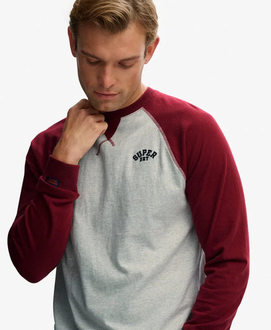 Grey Grindle/Rich Burgundy