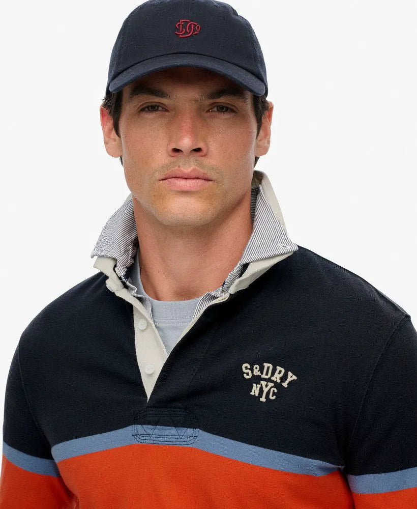 NAVY CHEST BAND STRIPE