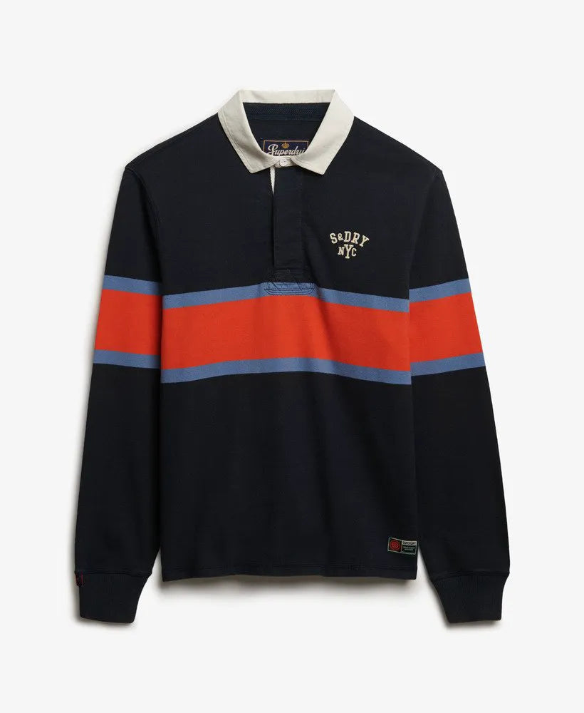 NAVY CHEST BAND STRIPE