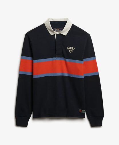 NAVY CHEST BAND STRIPE