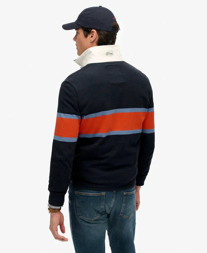 NAVY CHEST BAND STRIPE
