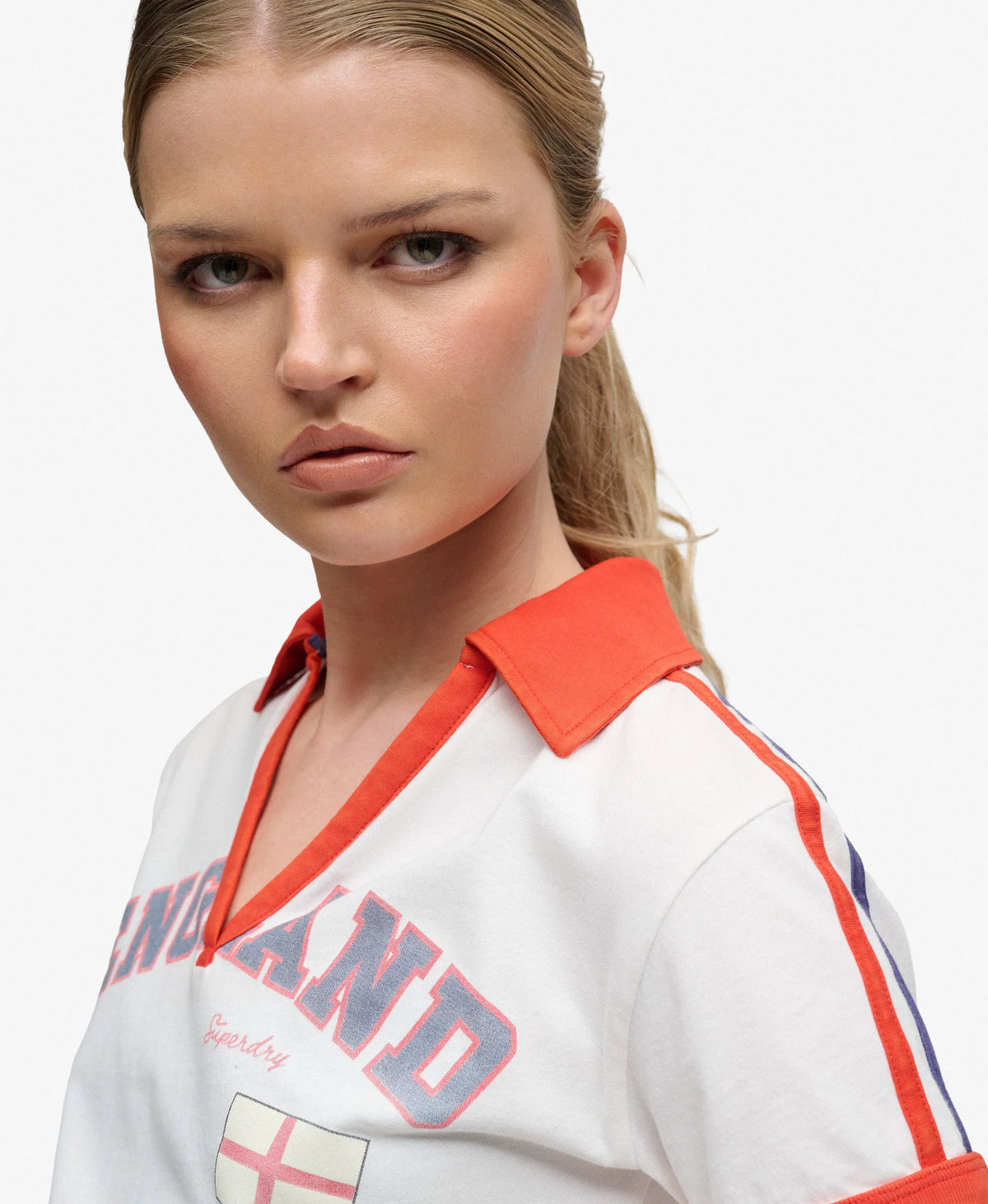 Athletic Football Collared T-shirt