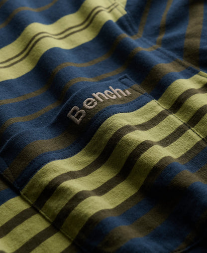Olive Navy Stripe