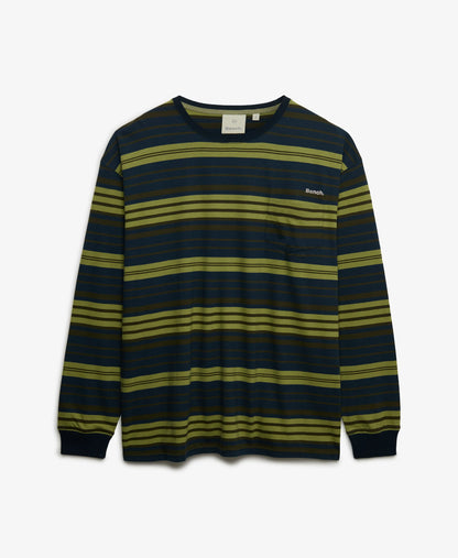 Olive Navy Stripe