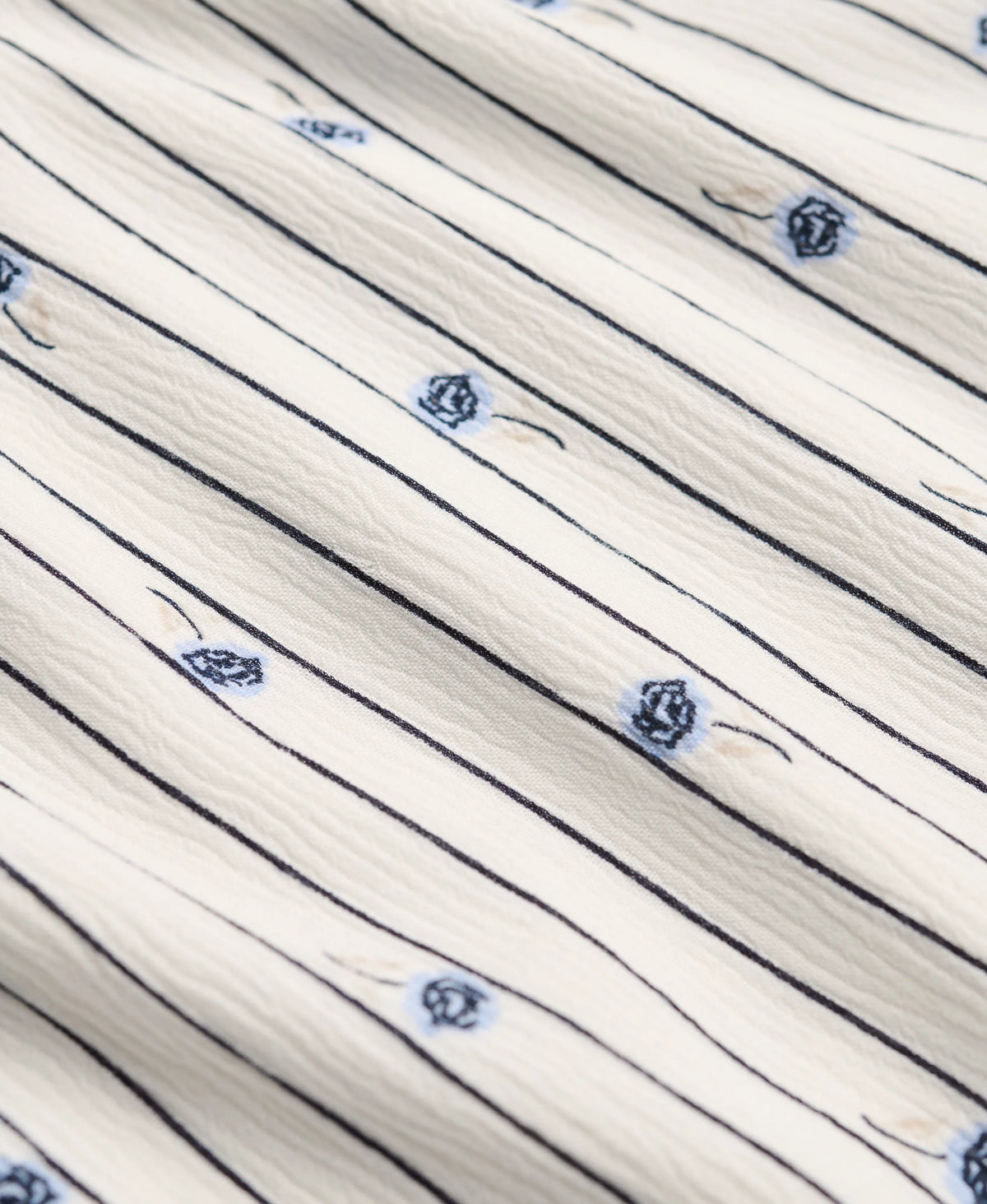 Carnation Cream Ditsy Stripe