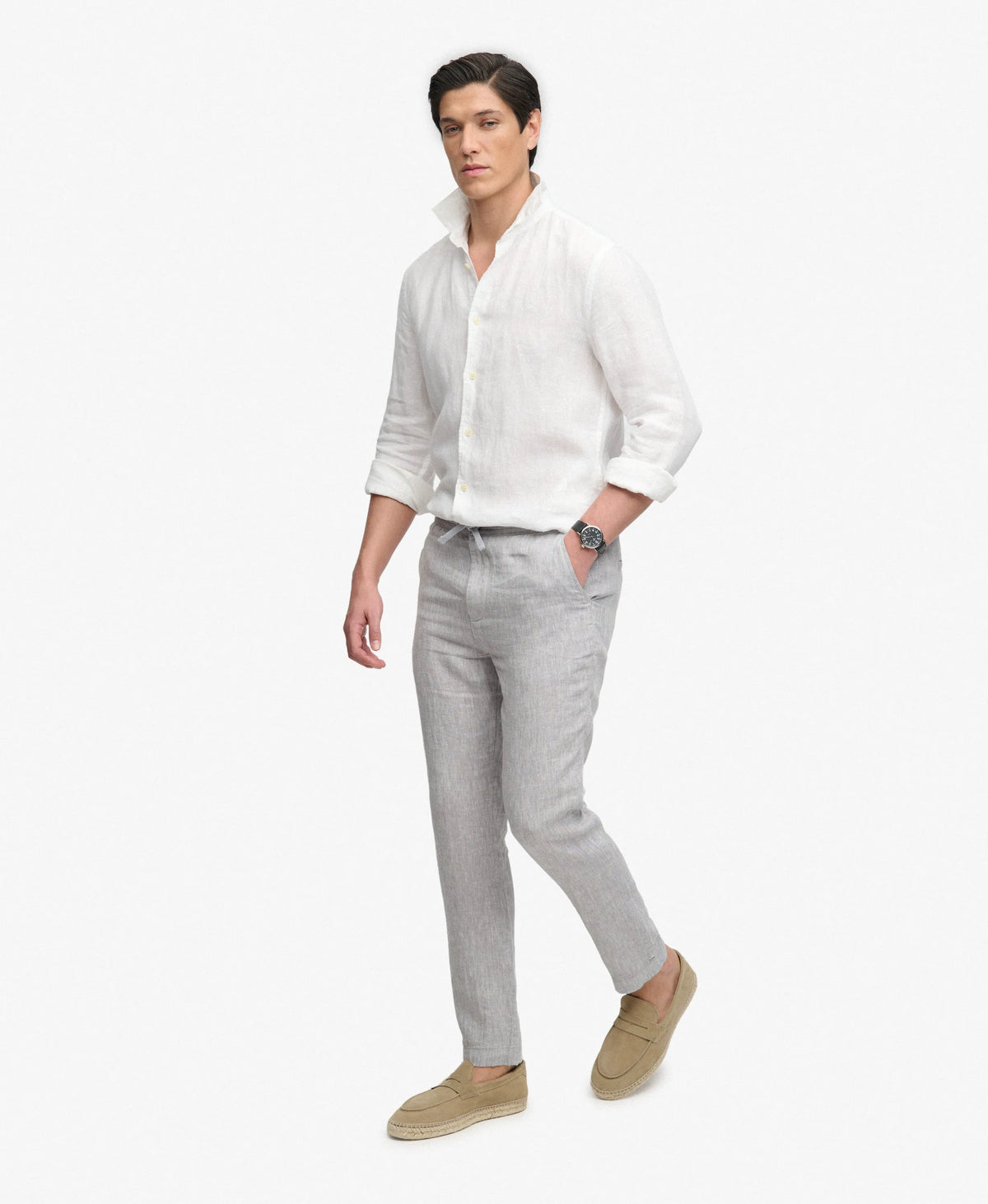 Ash Grey Chambray