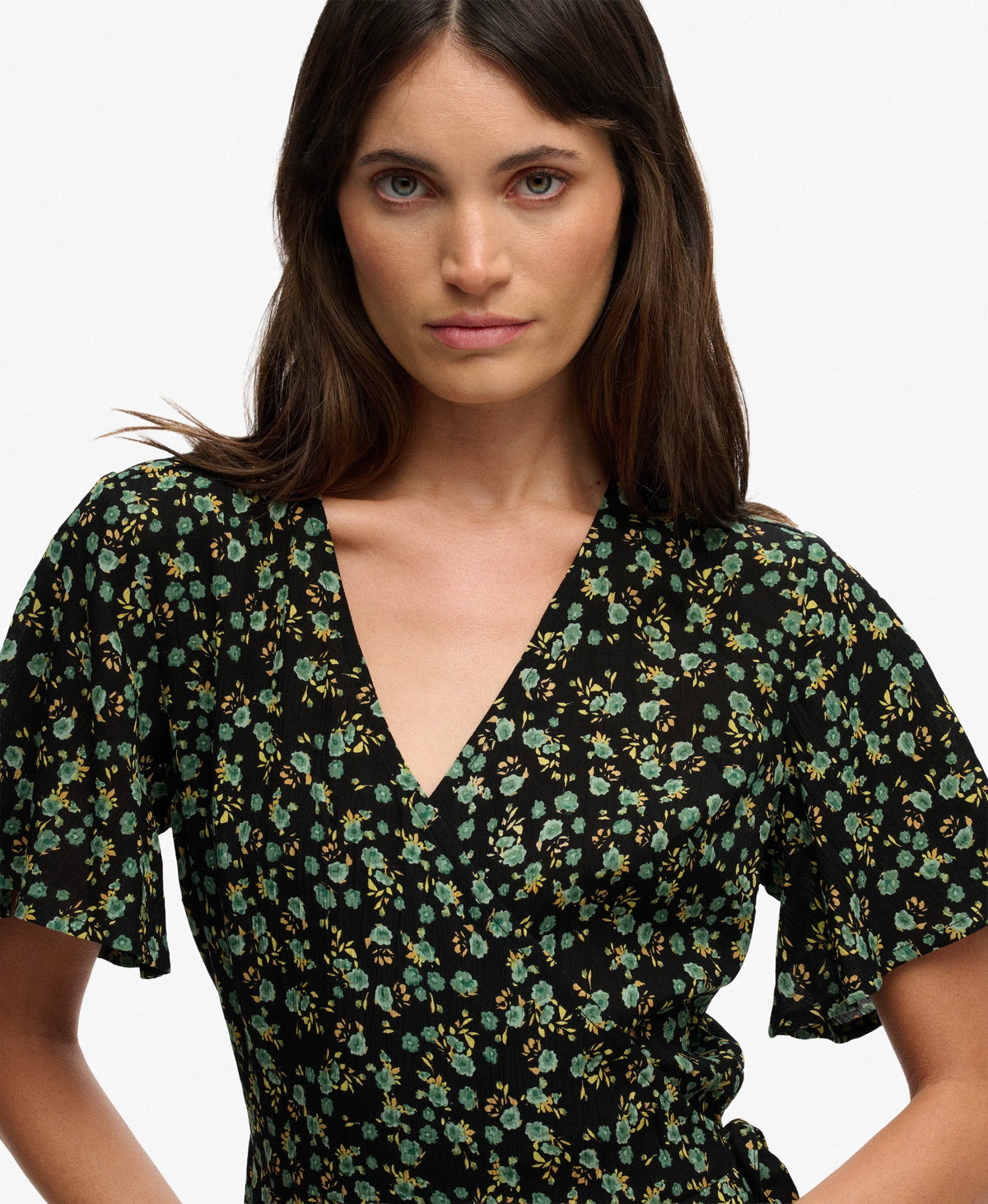 Mini Swing Wrap Dress