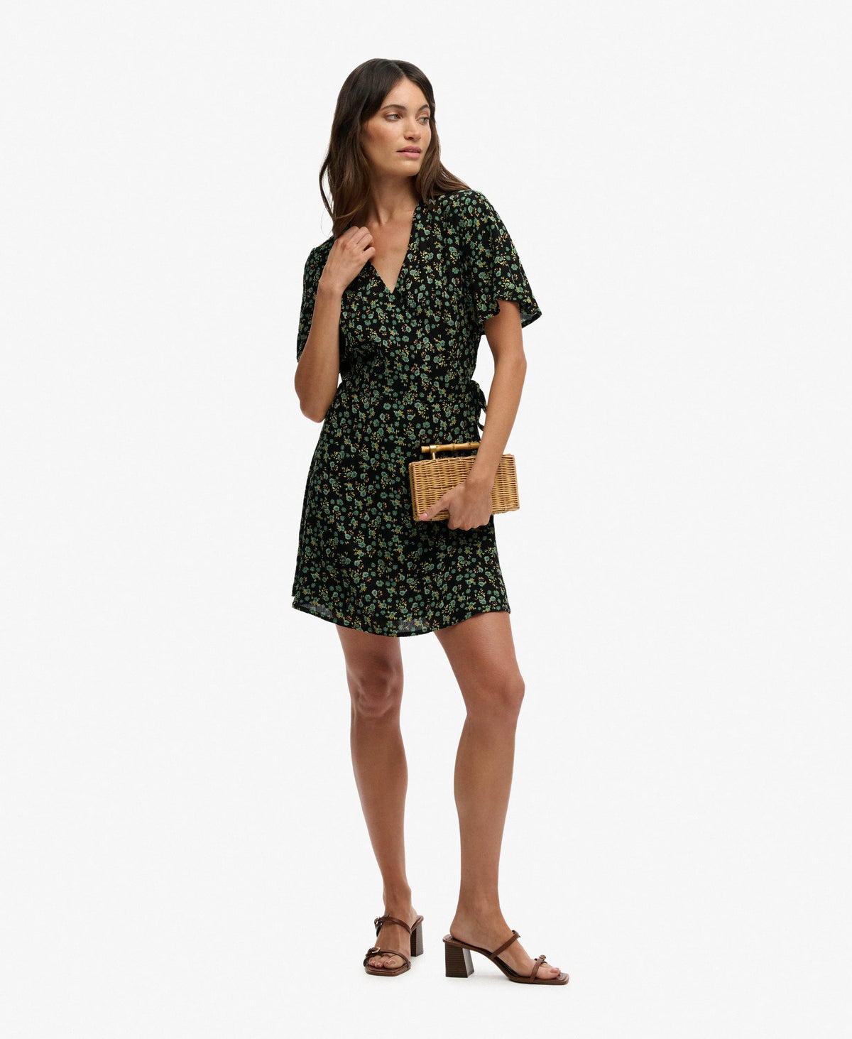 Mini Swing Wrap Dress
