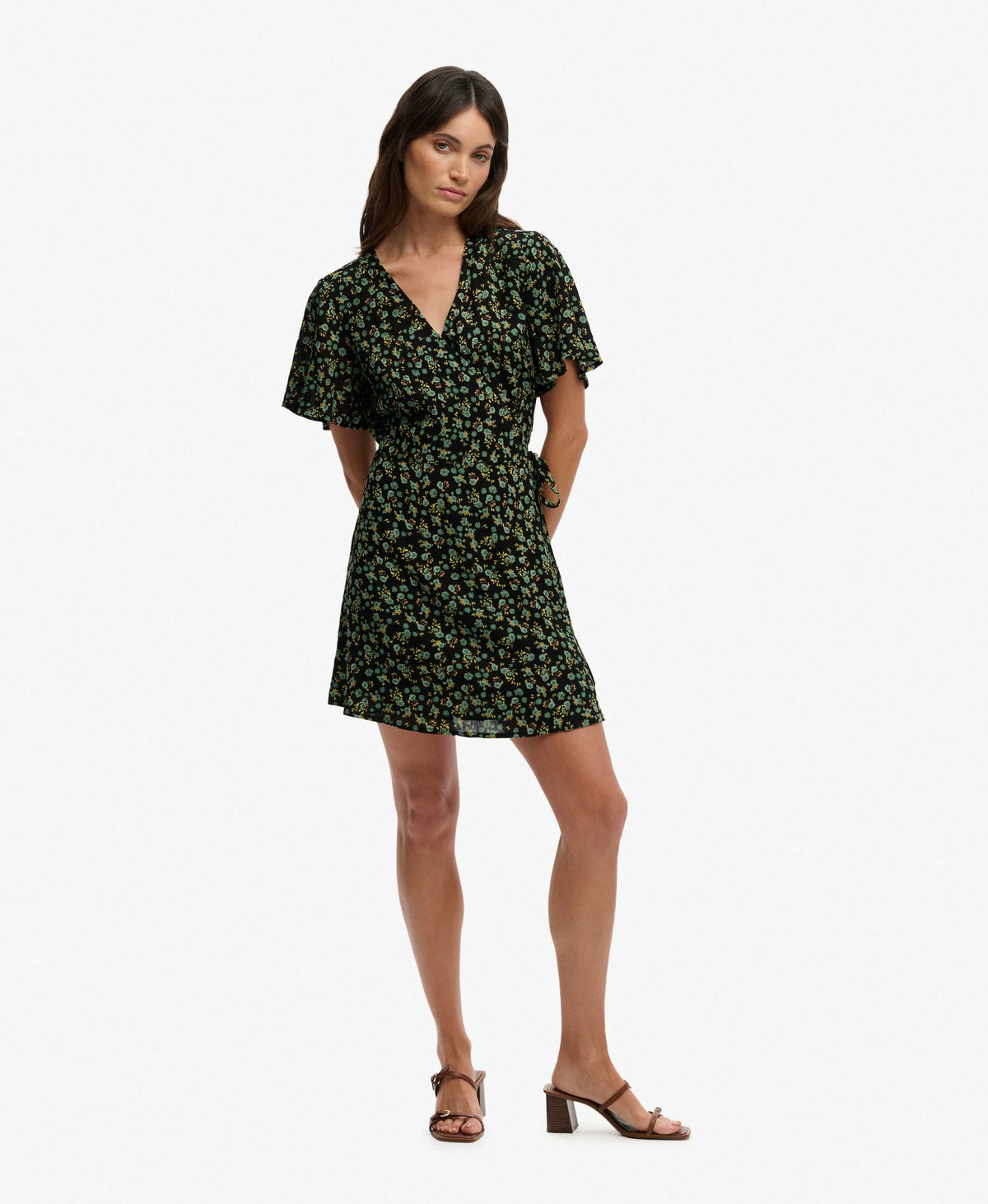 Mini Swing Wrap Dress