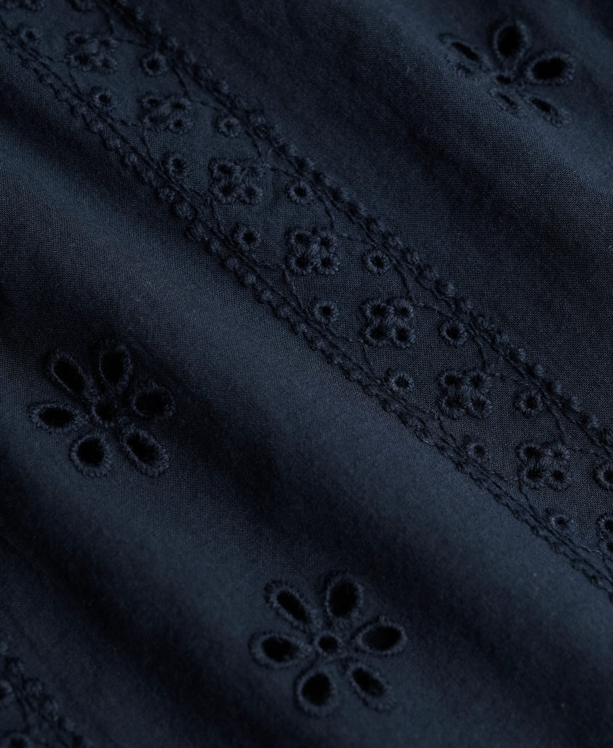 Cotton Broderie Beach Shorts