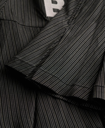 Charcoal Stripe/ Moonmist
