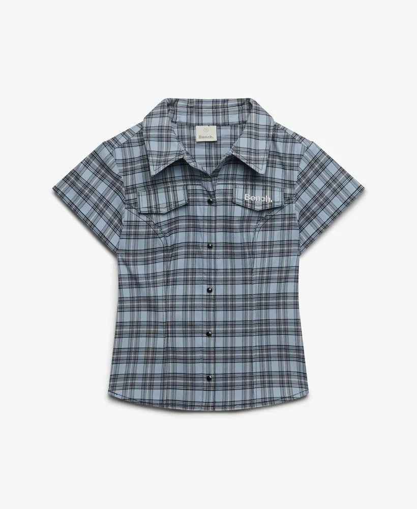 Blue Moody Check/ Moonbeam