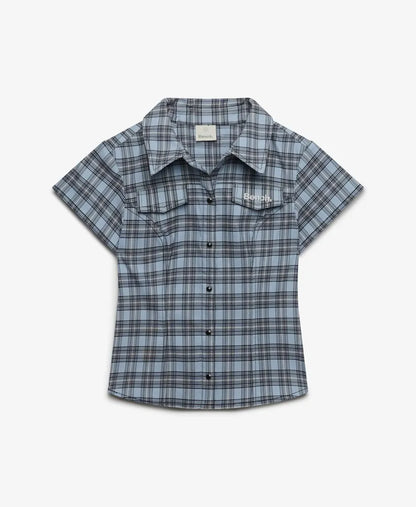 Blue Moody Check/ Moonbeam