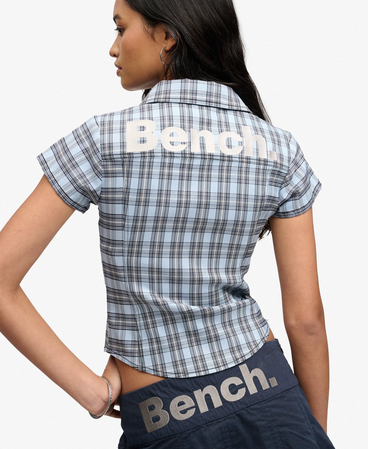 Blue Moody Check/ Moonbeam