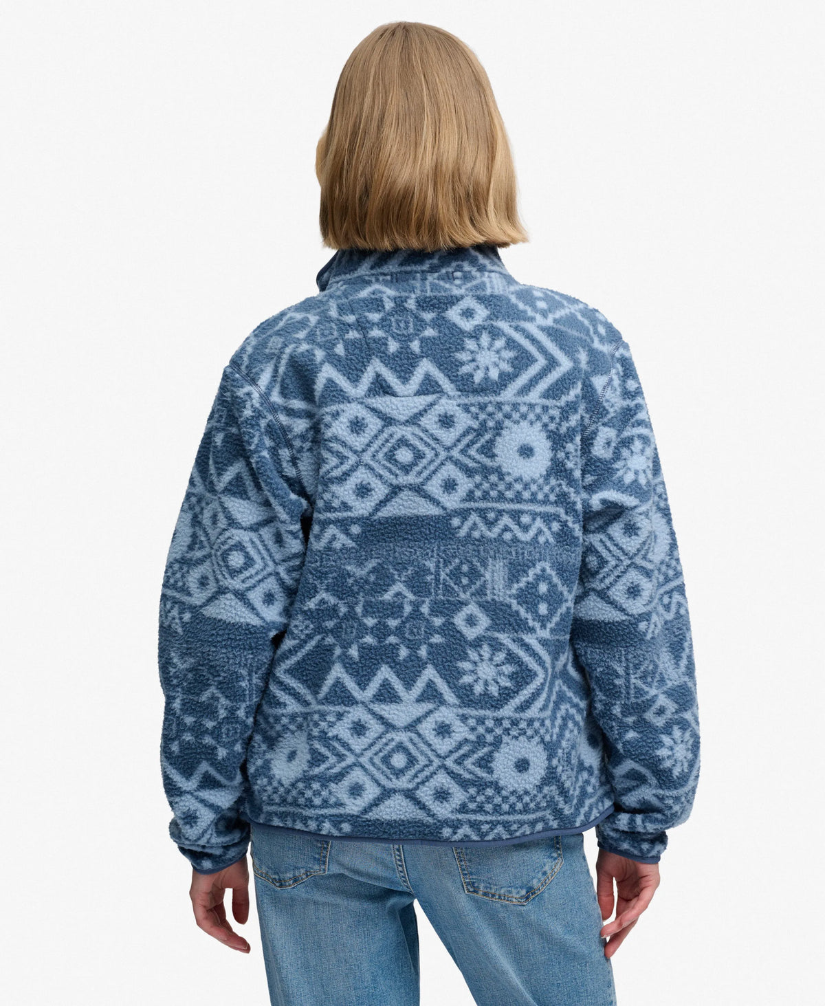 Outdoor Printed Zip Fleece