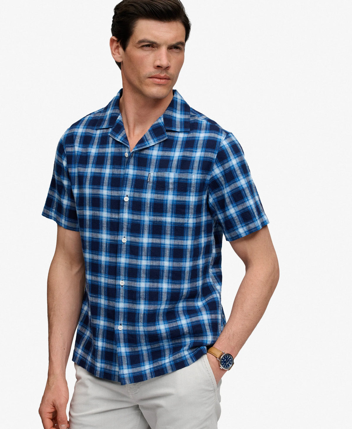 Haven Check Navy
