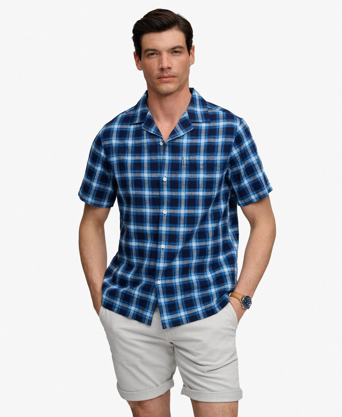 Haven Check Navy