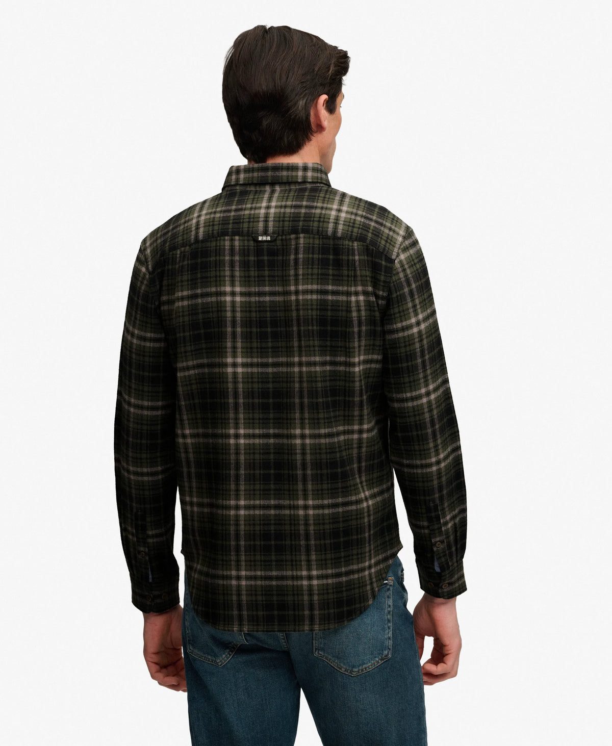 Frontier Check Olive Green