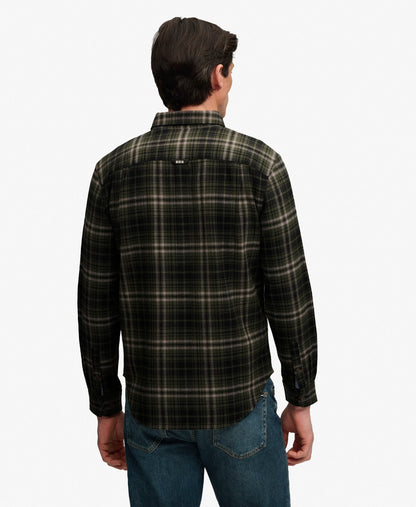 Frontier Check Olive Green