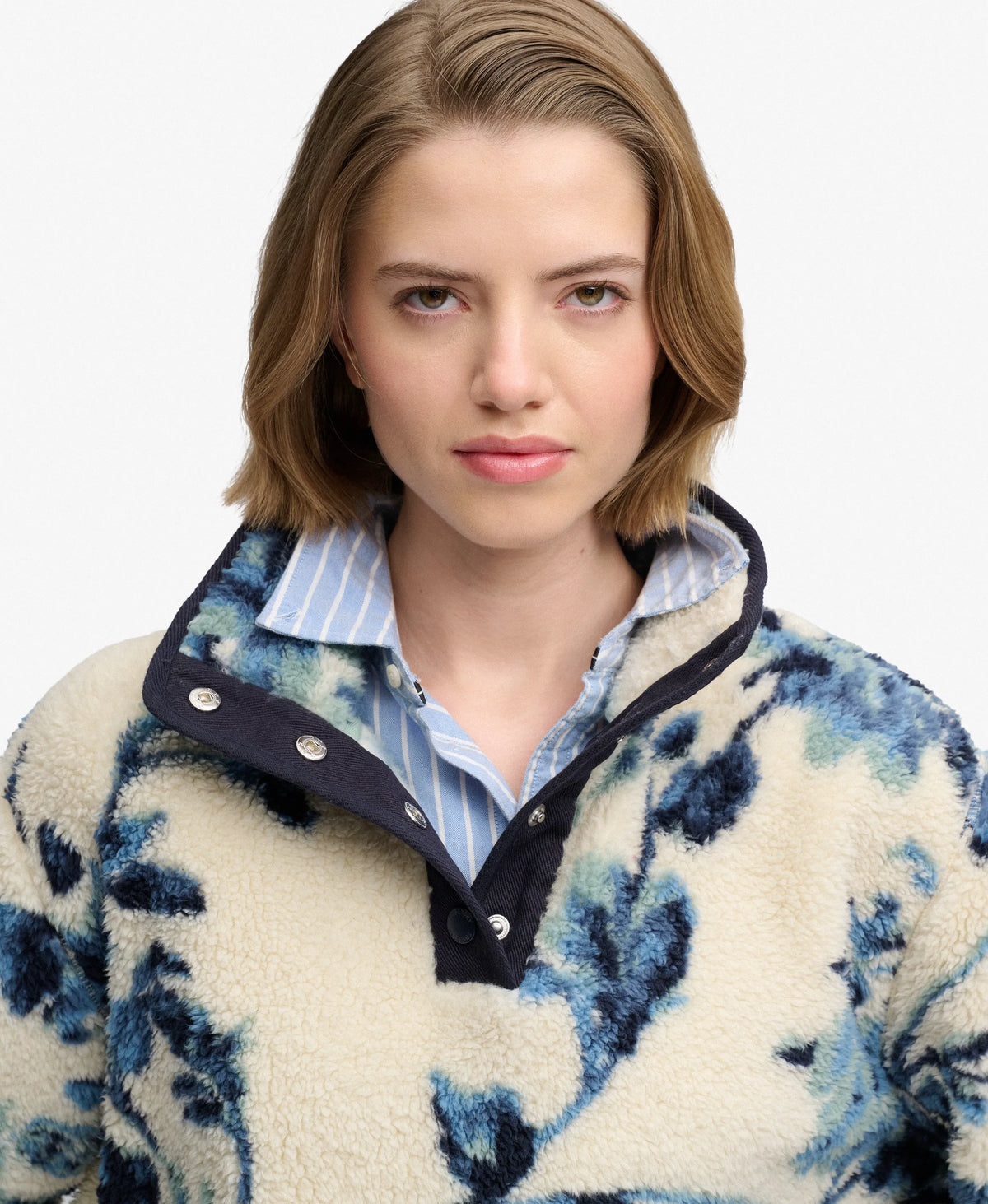 Blue Peonies AOP