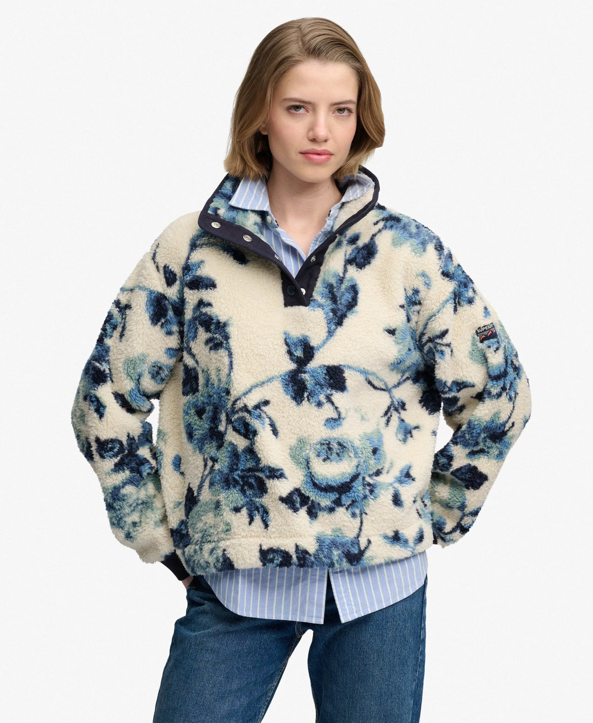 Blue Peonies AOP