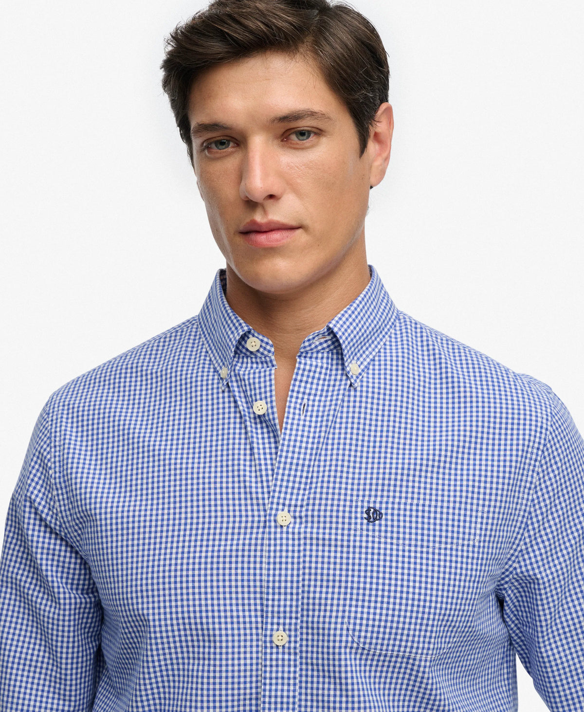 Montauk Navy Gingham