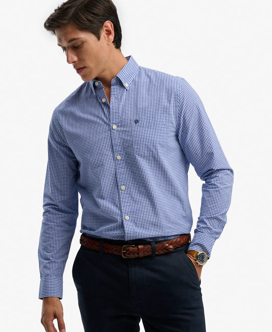 Montauk Navy Gingham