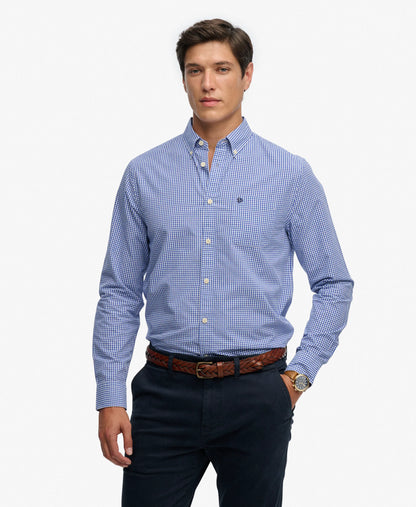 Montauk Navy Gingham