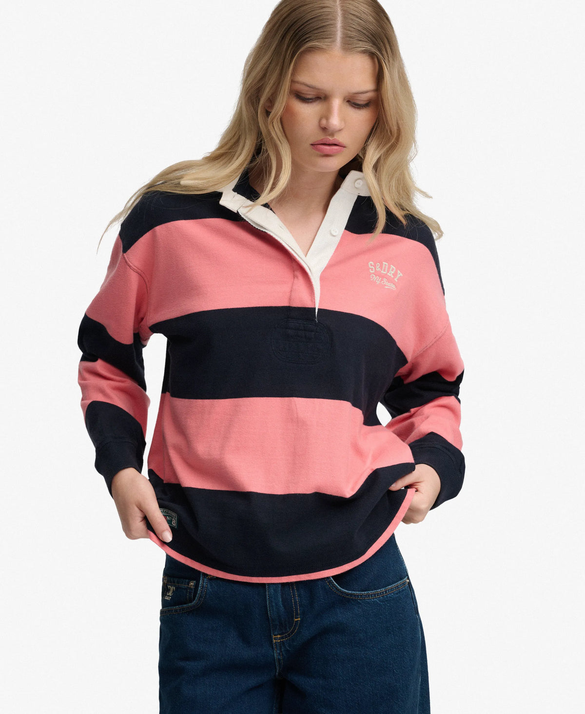 Navy/Preppy Pink