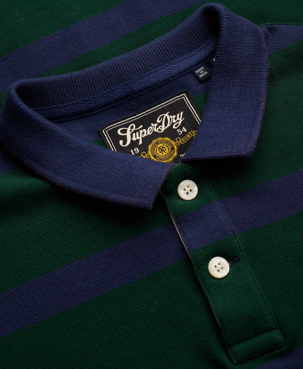 Green/Navy Stripe