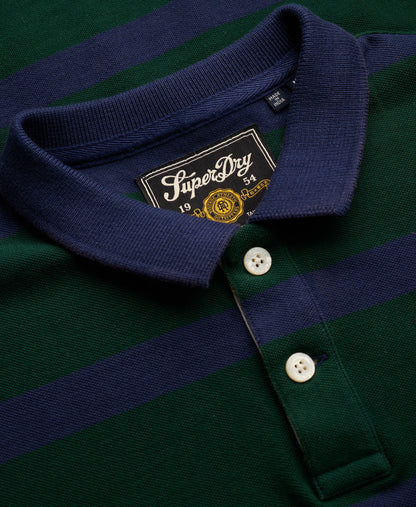 Green/Navy Stripe