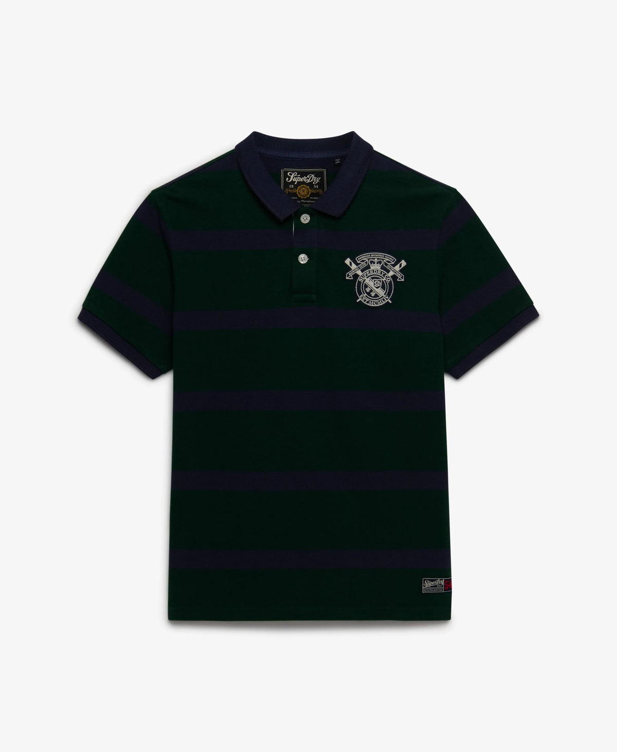 Green/Navy Stripe